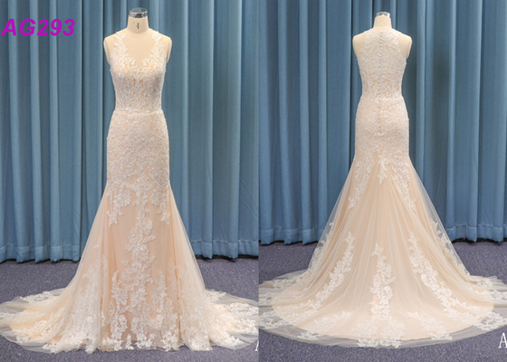 Vestido De Noiva Lace Embroidery Mermaid Style Wedding Dress Plus Sizes